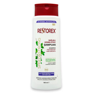 Restorex Sağlıklı Uzama Etkili Yağlı Saçlar İçin Şampuan 500 ml