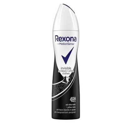 Rexona Women Invisible Black White Deodorant Sprey 150 ml - 1
