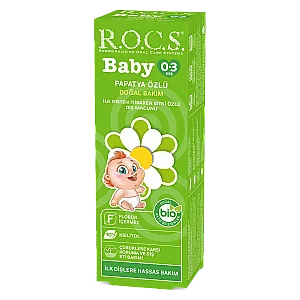 Rocs Baby 0-3 Diş Macunu Papatya Özlü