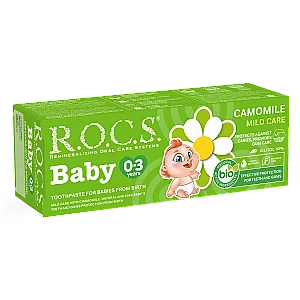 Rocs Baby 0-3 Diş Macunu Papatya Özlü - 3
