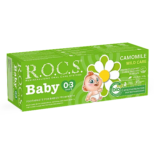 Rocs Baby 0-3 Diş Macunu Papatya Özlü - 3