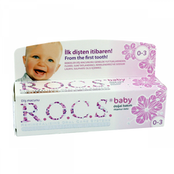 Rocs Baby 0-3 Yaş Ihlamur Özlü Yutulabilir Diş Macunu 35 ml