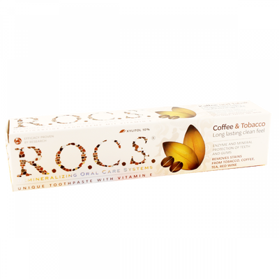 Rocs Coffee & Tobacco Lekelere Karşı Diş Macunu 60 ml - 1