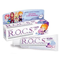 Rocs Kids 4-7 Yaş Balon Sakızı Tadında 35 ml Diş Macunu