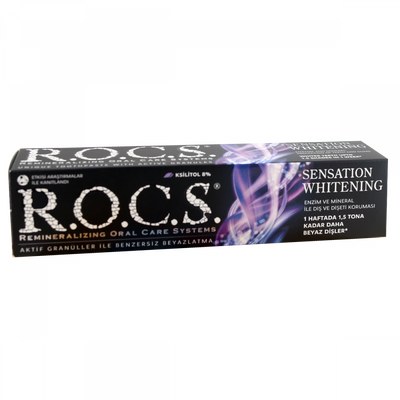Rocs Sensation Whitening Beyazlatıcı Parlatıcı Diş Macunu 60 ml - 1
