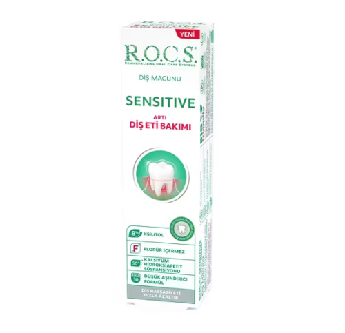 Rocs Sensitive Gum Care Hassasiyet Artı Diş Eti Bakımı Macunu 94 gr - 1