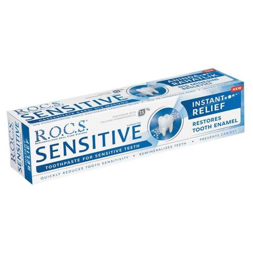 Rocs Sensitive Instant Relief Diş Macunu 75 ml - 1