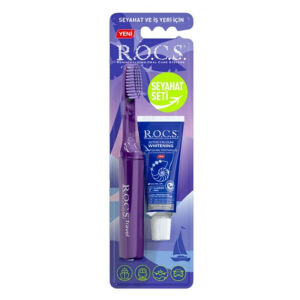 Rocs Travel Set - Diş Fırçası + Whitening Macun 20 ml