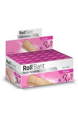 Roll Bant Tekstil Yarabandı 30 Kutu 10'luk - 1