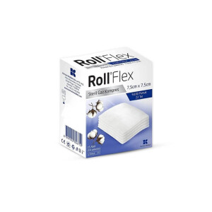 Roll Flex Gaz Kompres 7,5cm x 7,5cm 25'li
