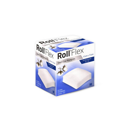 Roll Flex Gaz Kompres 7,5cm x 7,5cm 50'li - 1