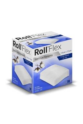 Roll Flex Gaz Kompres 7,5cm x 7,5cm 50'li - 1