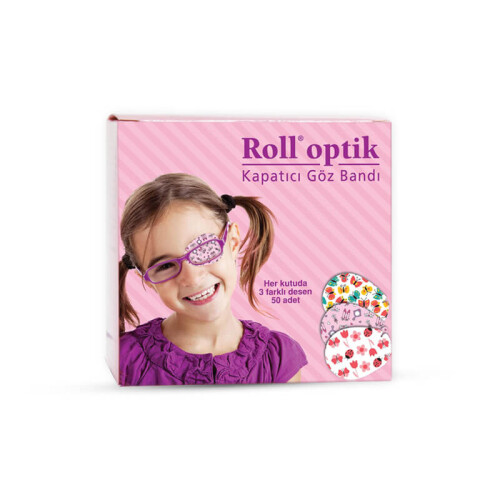Roll Optik Kapatıcı Göz Bandı Kız 50'li - 1
