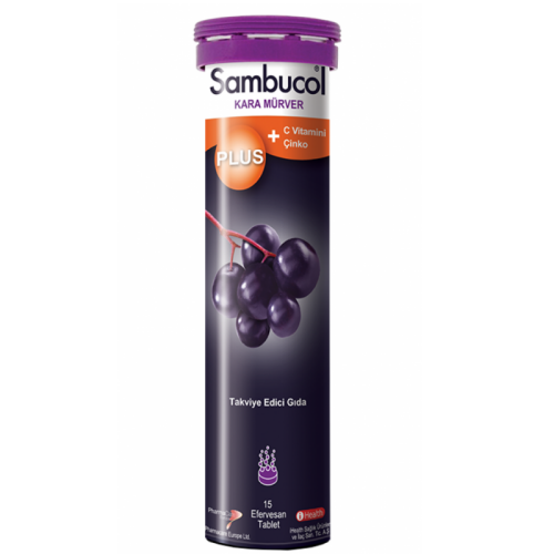 Sambucol Plus Kara Mürver Özütü Efervesan 15 Tablet - 1