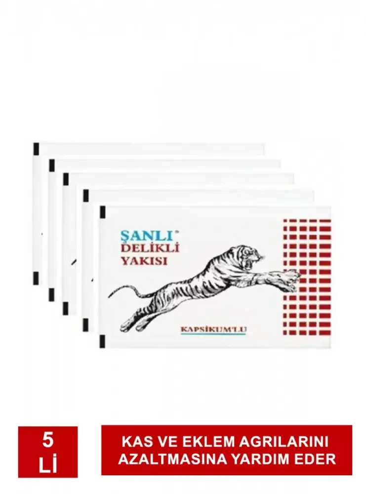 Şanlı Şanlı Delikli Yakı 5'li