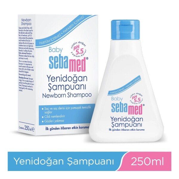 Sebamed Baby Newborn Shampoo 250 ml (Yenidoğan Şampuanı) - 1
