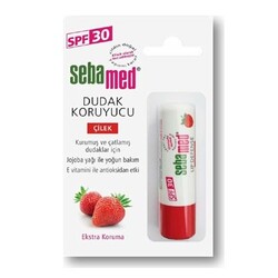 Sebamed Lip Defense Strawberry SPF 30 (Çilekli Dudak Koruyucu Krem)