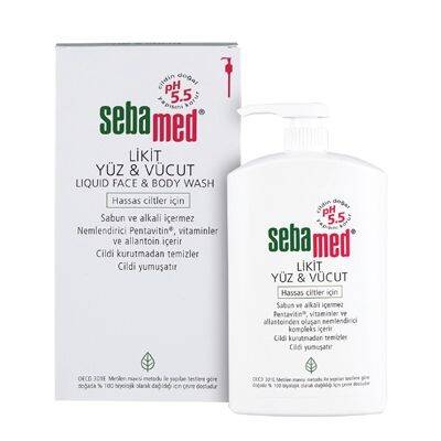 Sebamed Liquid Face and Body Wash 1 Litre (Yüz ve Vücut Temizleme Likidi) - 1