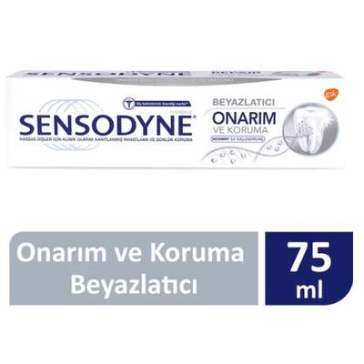 Sensodyne Beyazlatıcı Onarım ve Koruma Diş Macunu 75 ml - 1