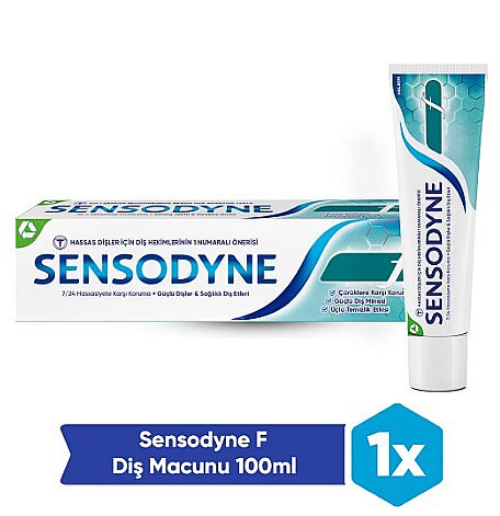 Sensodyne F Florürlü Diş Macunu 100 ml - 1