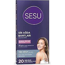 Sesu Ağda Bandı Vücut İçin Hassas Ciltler 20'li