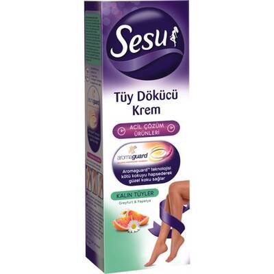 Sesu Tüy Dökücü Krem Kalın Tüyler 100 ml - 1