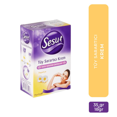 Sesu Tüy Sarartıcı Krem 35gr+ 18gr - 1