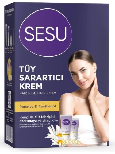 Sesu Tüy Sarartıcı Krem 35gr+ 18gr - 1
