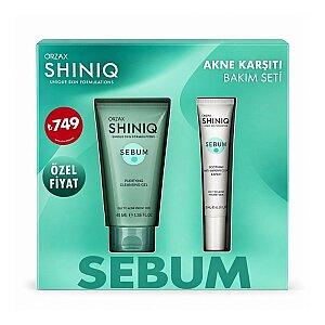 Shiniq Akne Karşıtı Bakım Seti - Sb Cleansing Gel 40 ml + Yoğun Krem 15 ml