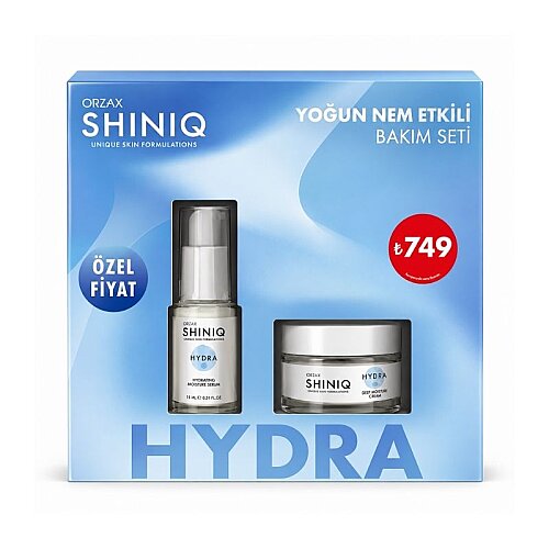 Shiniq Yoğun Nem Bakım Seti - Hydrating Booster Serum 15 ml + Hydra Deep Moisture Therapy 15 ml - 1