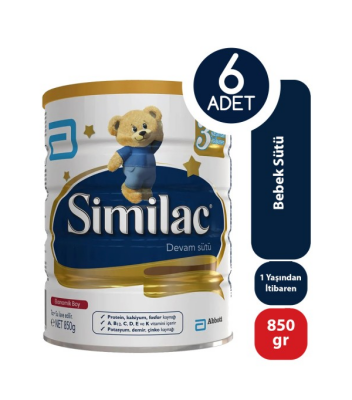 Similac 3 Devam Sütü 6'lı 850 gr - 1