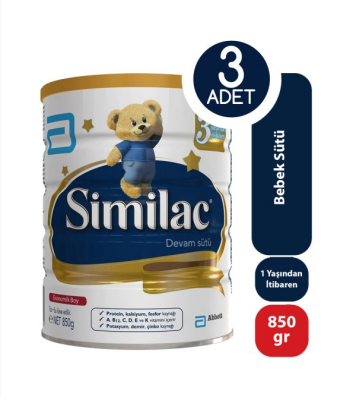Similac 3 Devam Sütü 850 gr (3lü Avantaj Paketi) - 1