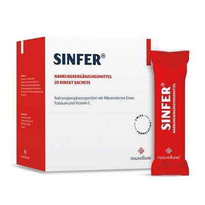 Sinfer Demir,Vitamin C,Folik asit İçeren 20 Saşe - 1