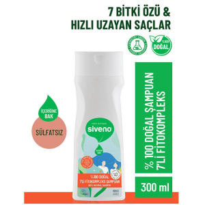 Siveno %100 Doğal 7'li Fitoterapi Kompleksi Şampuan 300 ml