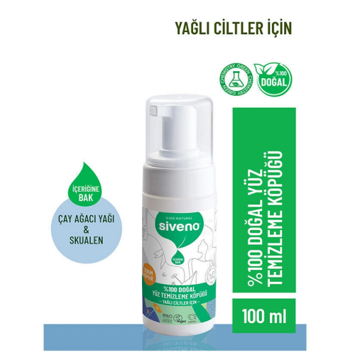 Siveno %100 Doğal Yüz Temizleme Köpüğü 100 ml - 1