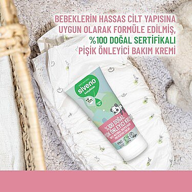 Siveno %100 Doğal Bebek Pişik Önleyici Jel Krem 50ml - 2