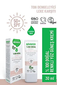 SIVENO %100 Doğal Renkli Yüz Güneş Kremi 30ml