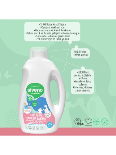 Siveno Baby Doğal Çamaşır Sabunu 750 ml - 4