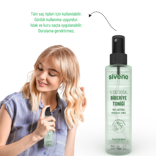 Siveno Doğal Biberiye Suyu Saç Toniği 150 ml - 3