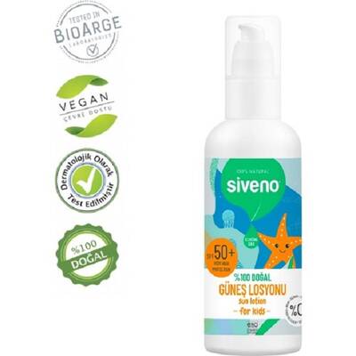 Siveno Doğal Güneş Losyonu Kids SPF50 100 ml - 1