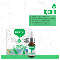 Siveno Doğal Kaş ve Kirpik Serumu 10 ml - 3