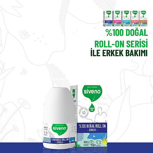 Siveno Doğal Roll-On Erkekler İçin 50 ml - 2