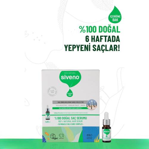 Siveno Doğal Saç Serumu 4x10 ml - 5