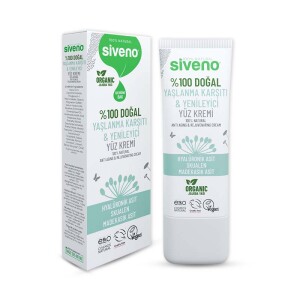 Siveno Doğal Yüz Kremi Yaşlanma Karşıtı 30 ml