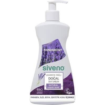 Siveno Lavanta Yağlı Doğal Sıvı Sabun 300 ml - 1