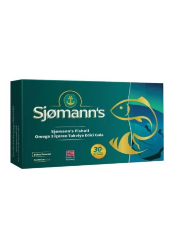 Sjomann's Fishoil Omega-3 Çiğnenebilir Jel 30 Tablet - 1