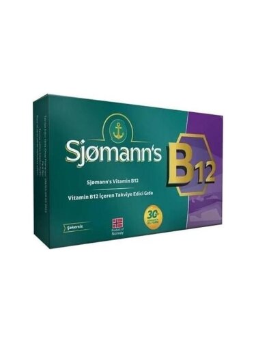 Sjomann's Vitamin B12 30 Çiğnenebilir Jel Tablet - 1