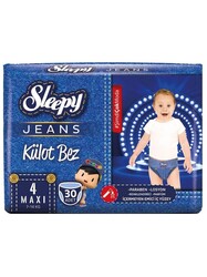 Sleepy Jeans Külot Bez 4 Beden Maxi 30lu