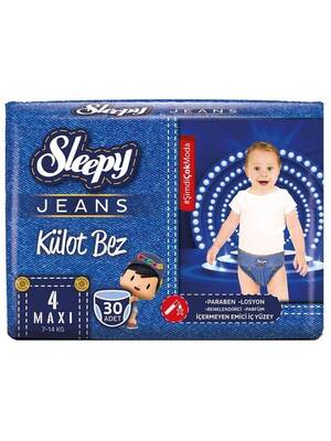 Sleepy Jeans Külot Bez 4 Beden Maxi 30lu - 1