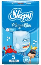 Sleepy Mayo Bez Junior 5 Beden 11-18 kg 12 Adet